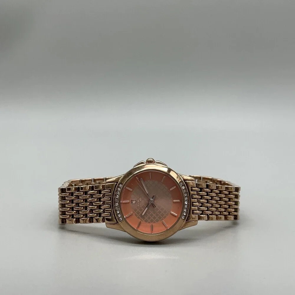 Montres Prestige Womens Watch 28mm Rose Gold Dial Gold Bracelet MPW-0216 8.5